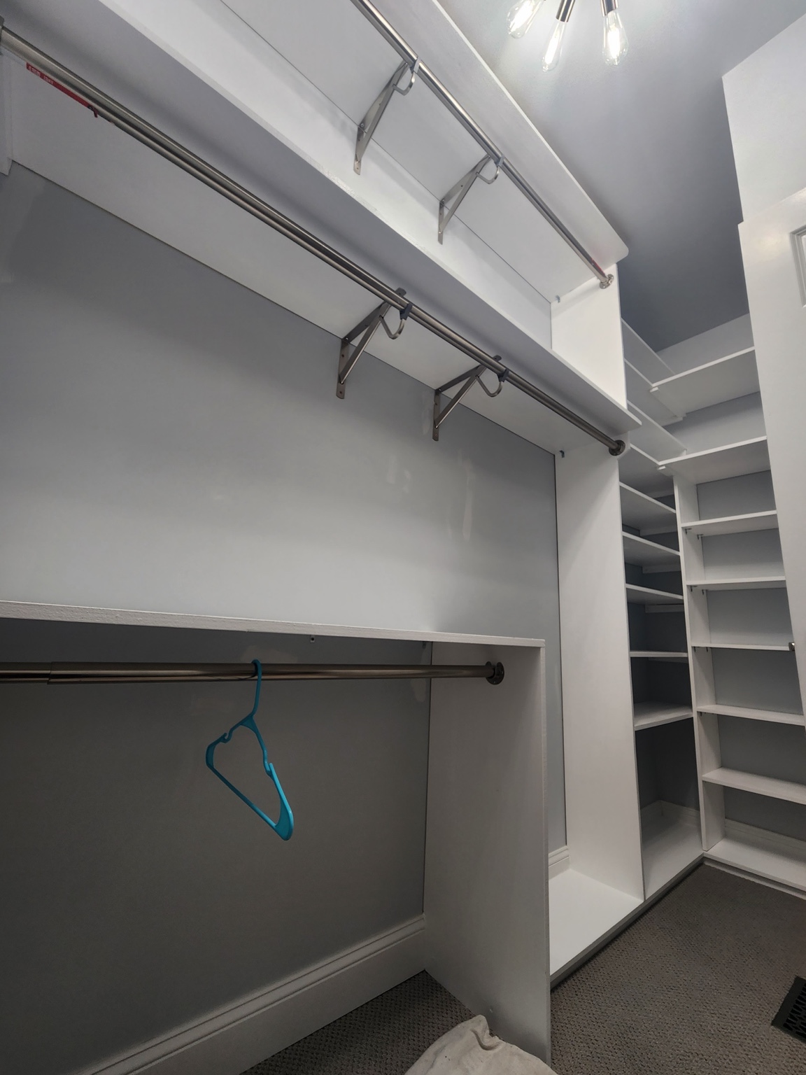 Finished custom storage and handyman project by Julio's